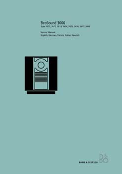 Bang and Olufsen Beosound 3000 service manual PDF
